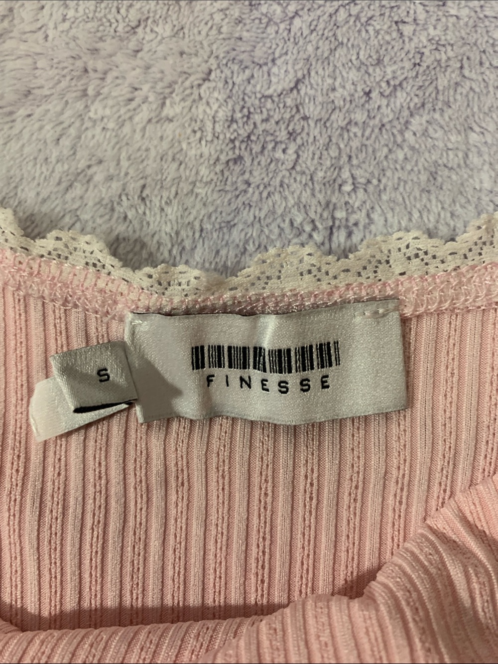 Ribbed Baby Pink Midi Dress - Picture 8 of 10